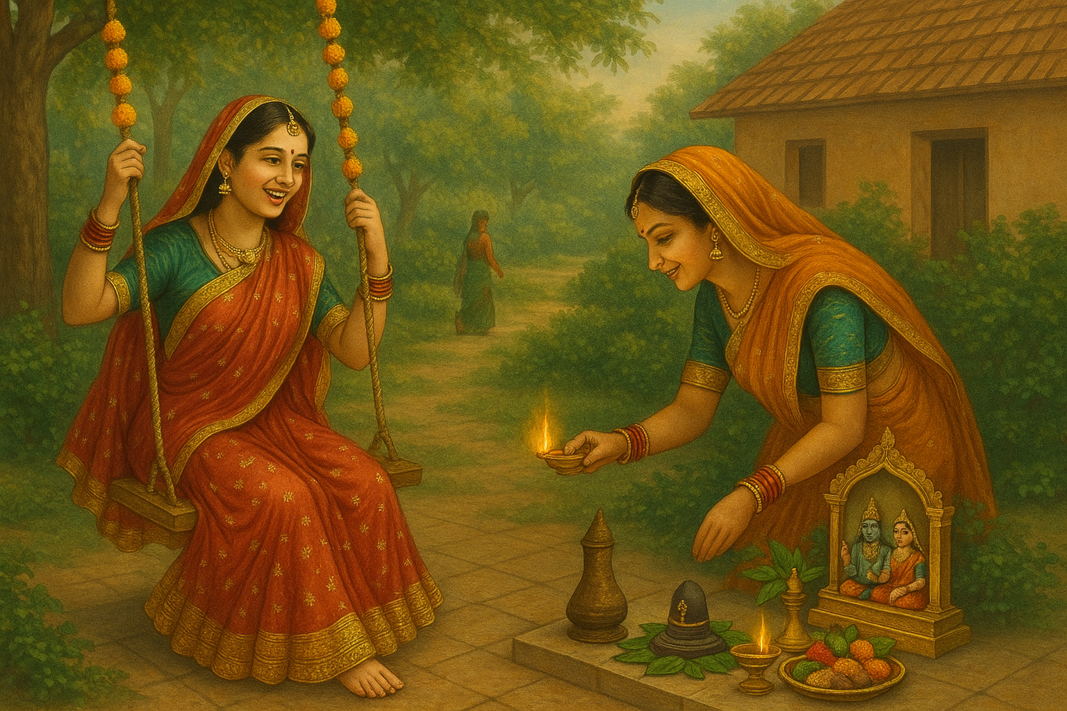 🌿 Kajari Teej 2025 – तिथि, पूजा विधि, मुहूर्त और महत्व