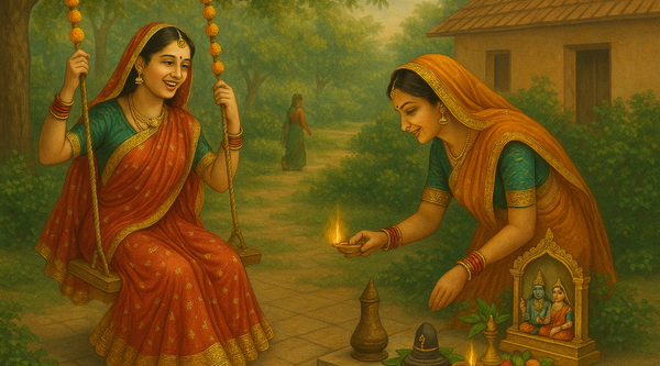 🌿 Kajari Teej 2025 – तिथि, पूजा विधि, मुहूर्त और महत्व