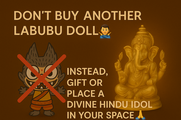 🙏 Don’t Buy Labubu Doll — Choose Spiritual Hindu Idols That Radiate Real Energy ✨