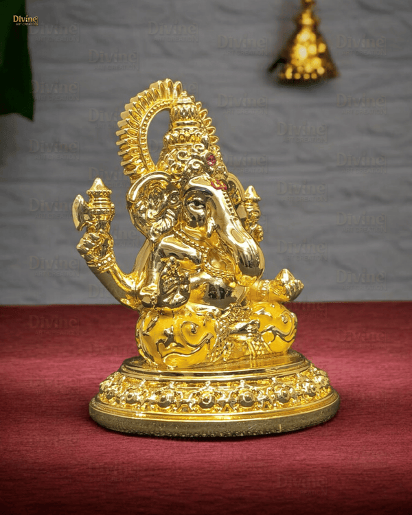 Gold Plated Maa Laxmi Idol – 3.75 Inches