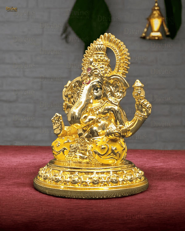 Gold Plated Maa Laxmi Idol – 3.75 Inches