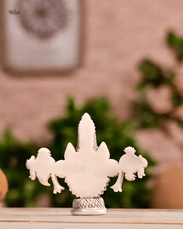 Lord Balaji Face Idol - Silver Plated