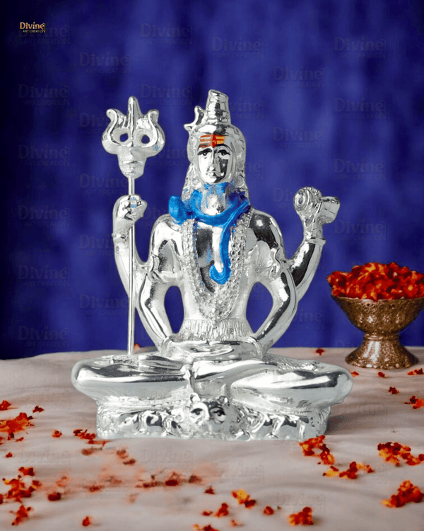 Silver Plated Shiva- 3 Inches