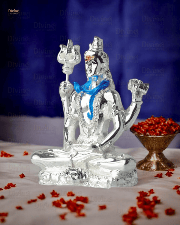 Silver Plated Shiva- 3 Inches