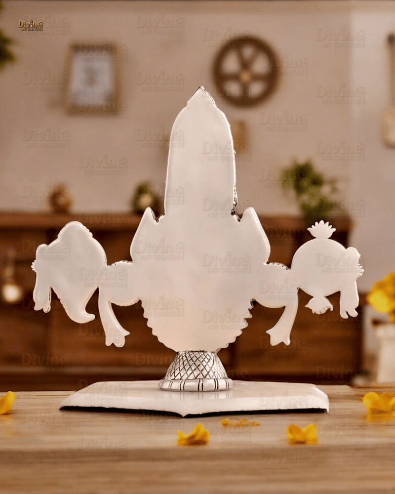 Lord Balaji Face Idol - Silver Plated