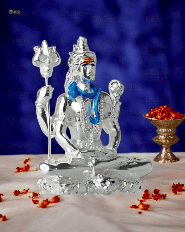 Silver Plated Shiva- 3 Inches