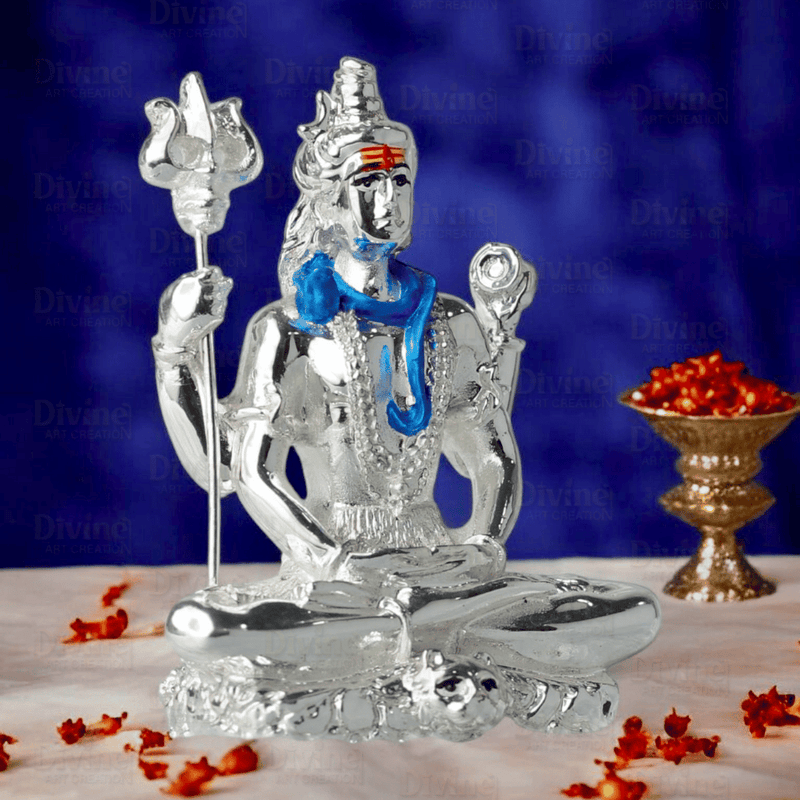 Silver Plated Shiva- 3 Inches