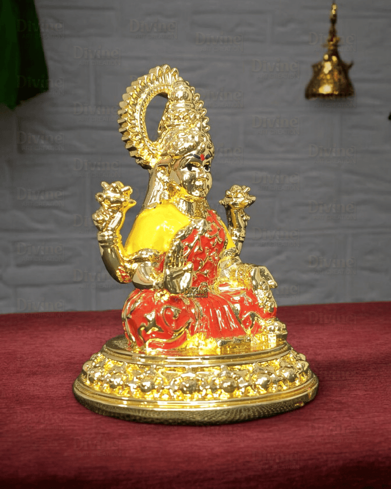 Gold Plated Maa Laxmi & Ganesh Ji Set – 3.75 Inches