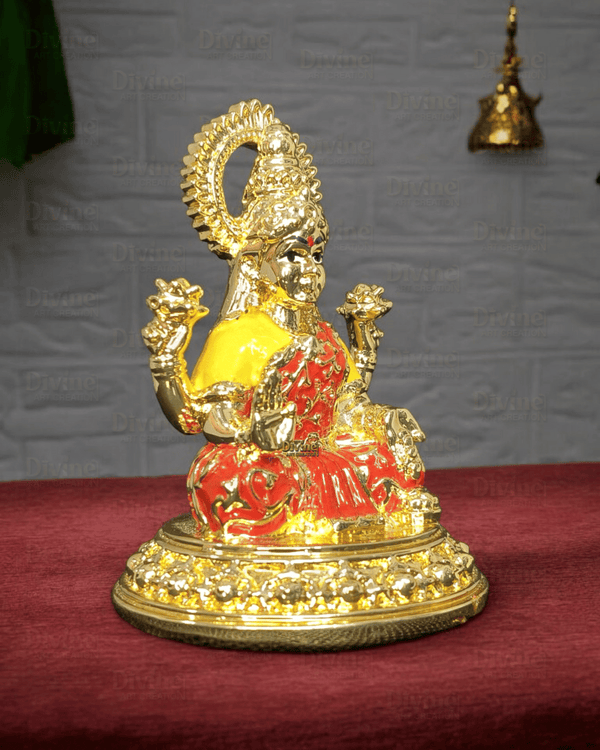 Gold Plated Maa Laxmi & Ganesh Ji Set – 3.75 Inches