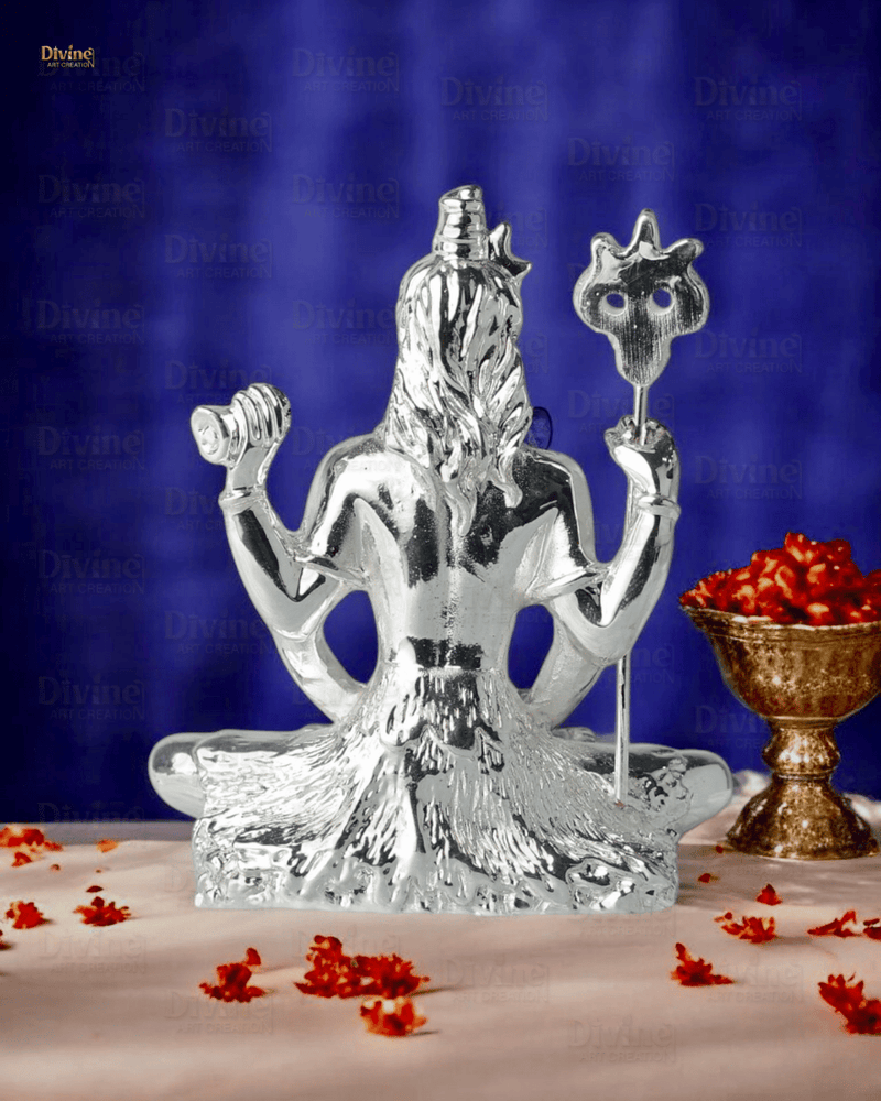 Silver Plated Shiva- 3 Inches