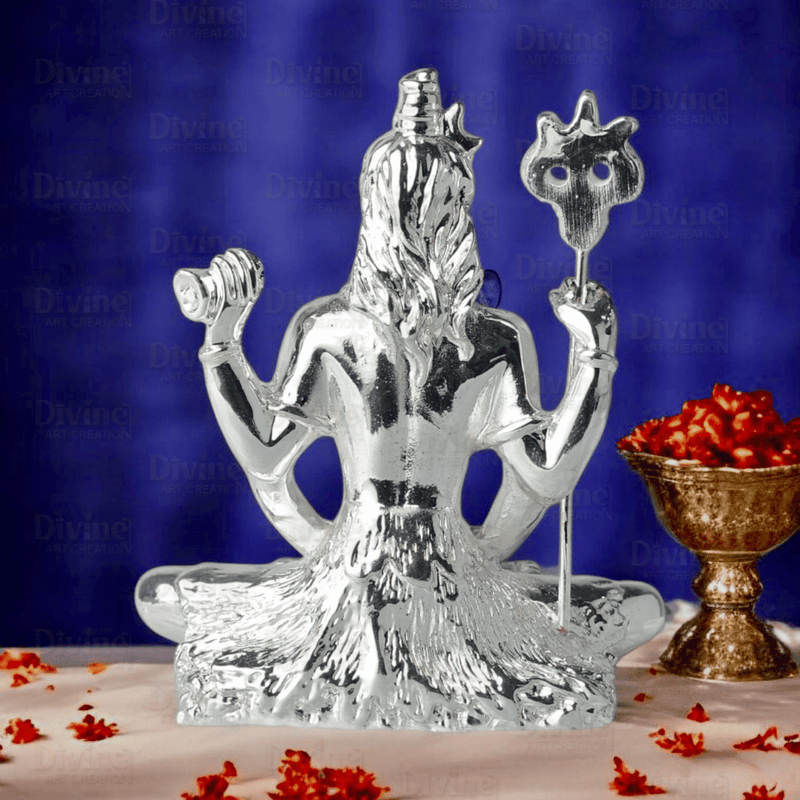 Silver Plated Shiva- 3 Inches