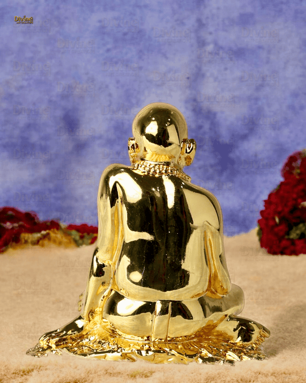 Gold Plated Swami Samarth Idol – 3.75 Inches