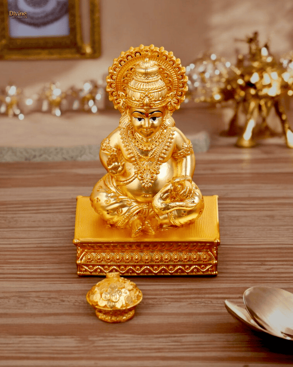 Kuber Ji Idol | Statue of Lord of Wealth | 3.5 Inch