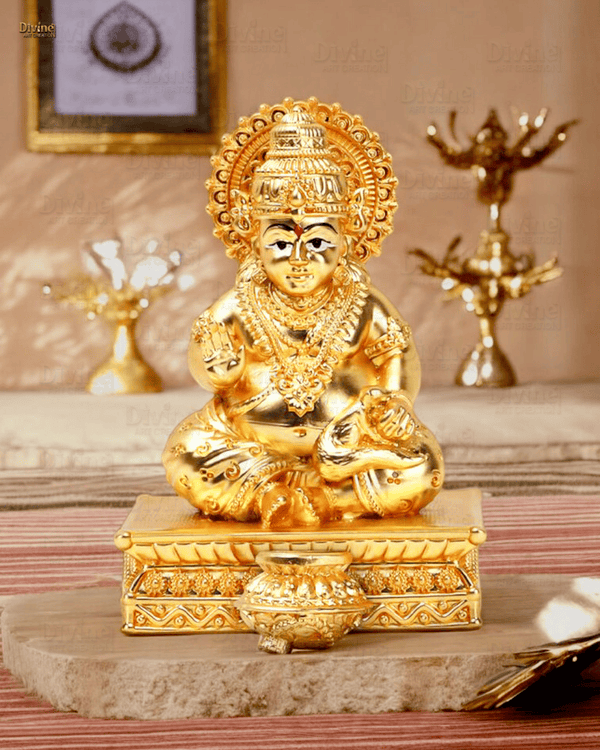 Kuber Ji Idol | Statue of Lord of Wealth | 3.5 Inch